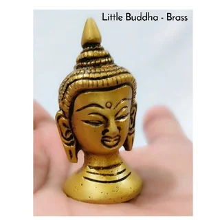 Buddha Idol - Brass - image 3