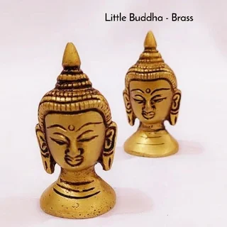 Buddha Idol - Brass - image 2