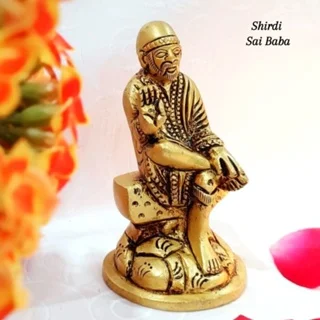 Shirdi Sai Baba  Brass Statue- M size - image 2