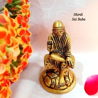 Shirdi Sai Baba  Brass Statue- M size - image 1