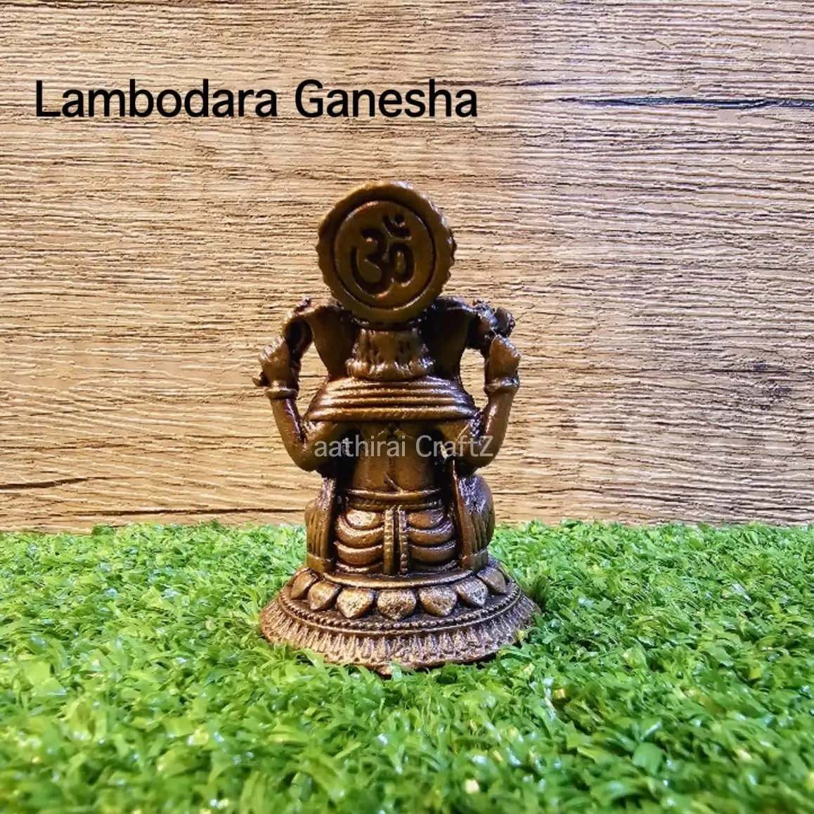 Lambodara Ganesha Copper Antique Finish - image 2