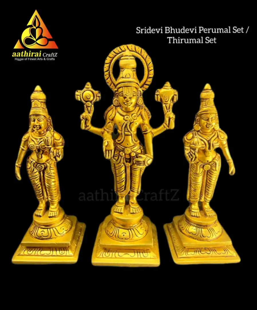 Sridevi Bhudevi Perumal Set / Thirumal Set - image 1