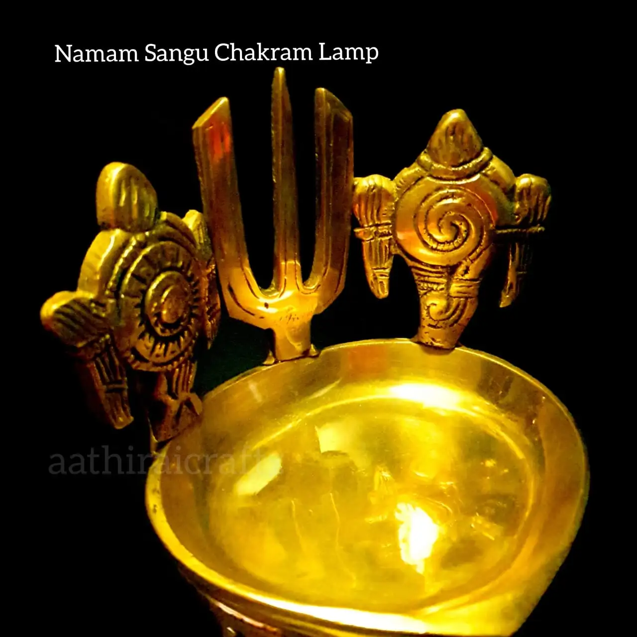 Heart Sangu Chakra Thirunamam Vilakku ( Small ) - image 2