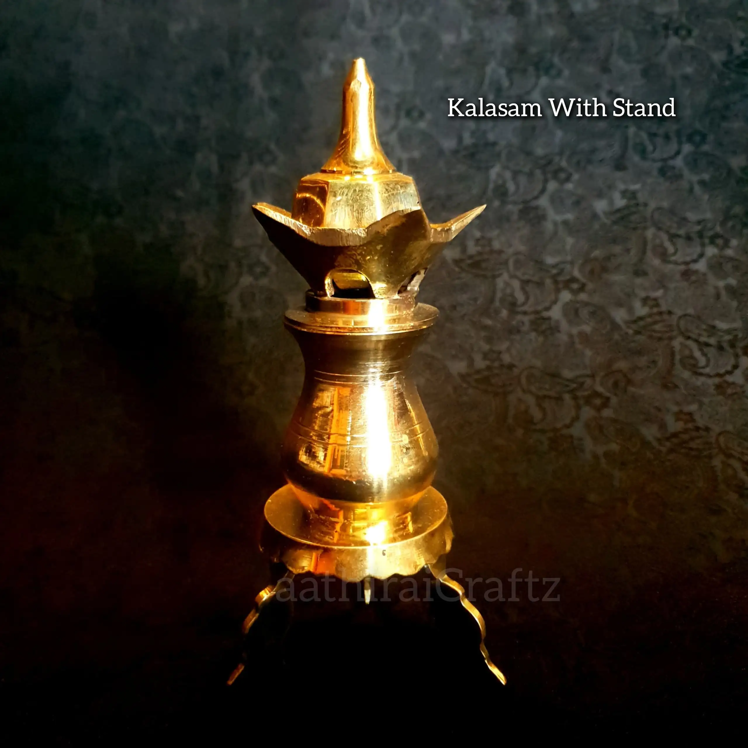 Kalasam With Stand / Poorana Kalasam with Peedam - image 1