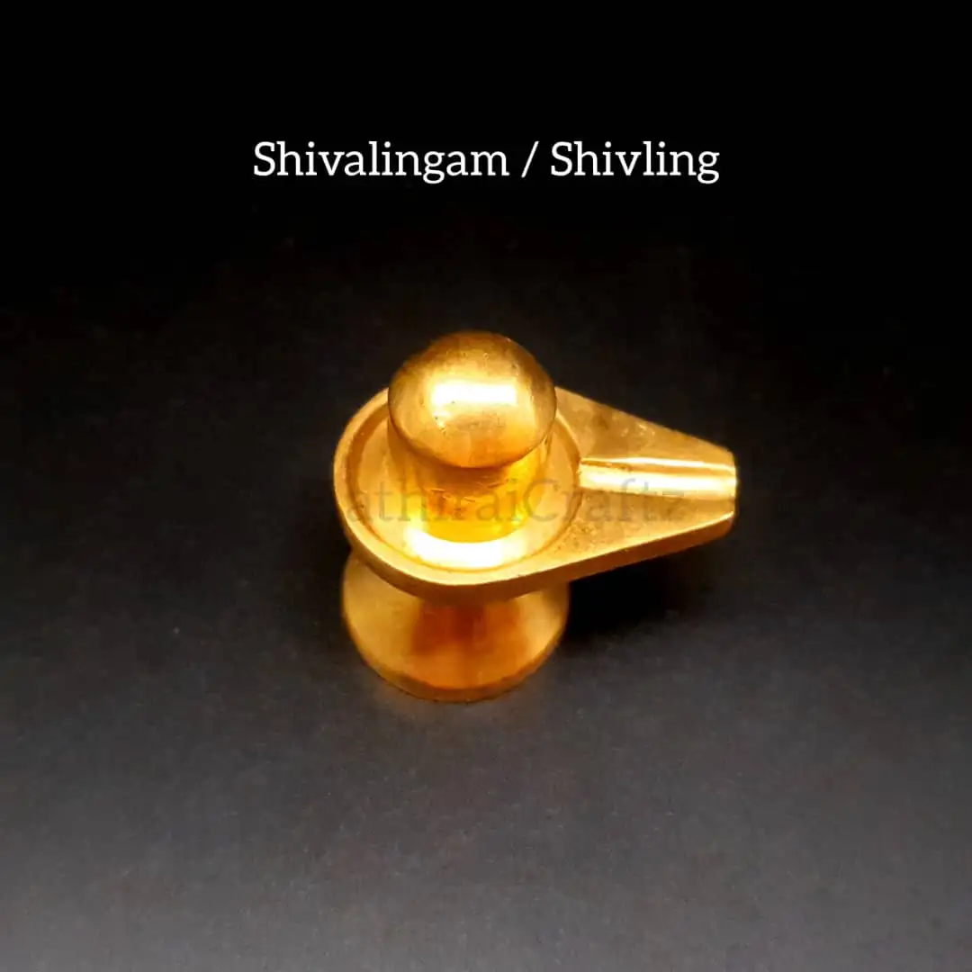 Miniatures Shivalingam / Lingam Antique Finish - image 1