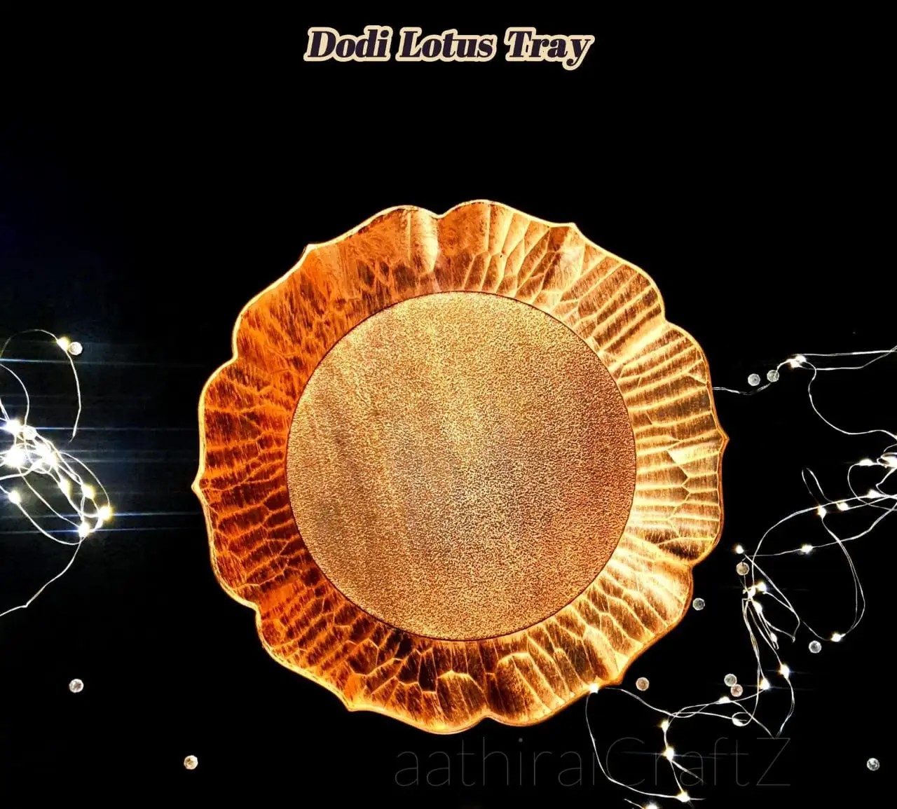 Dodi Lotus Pooja/ Decorative Pooja Plates - image 1