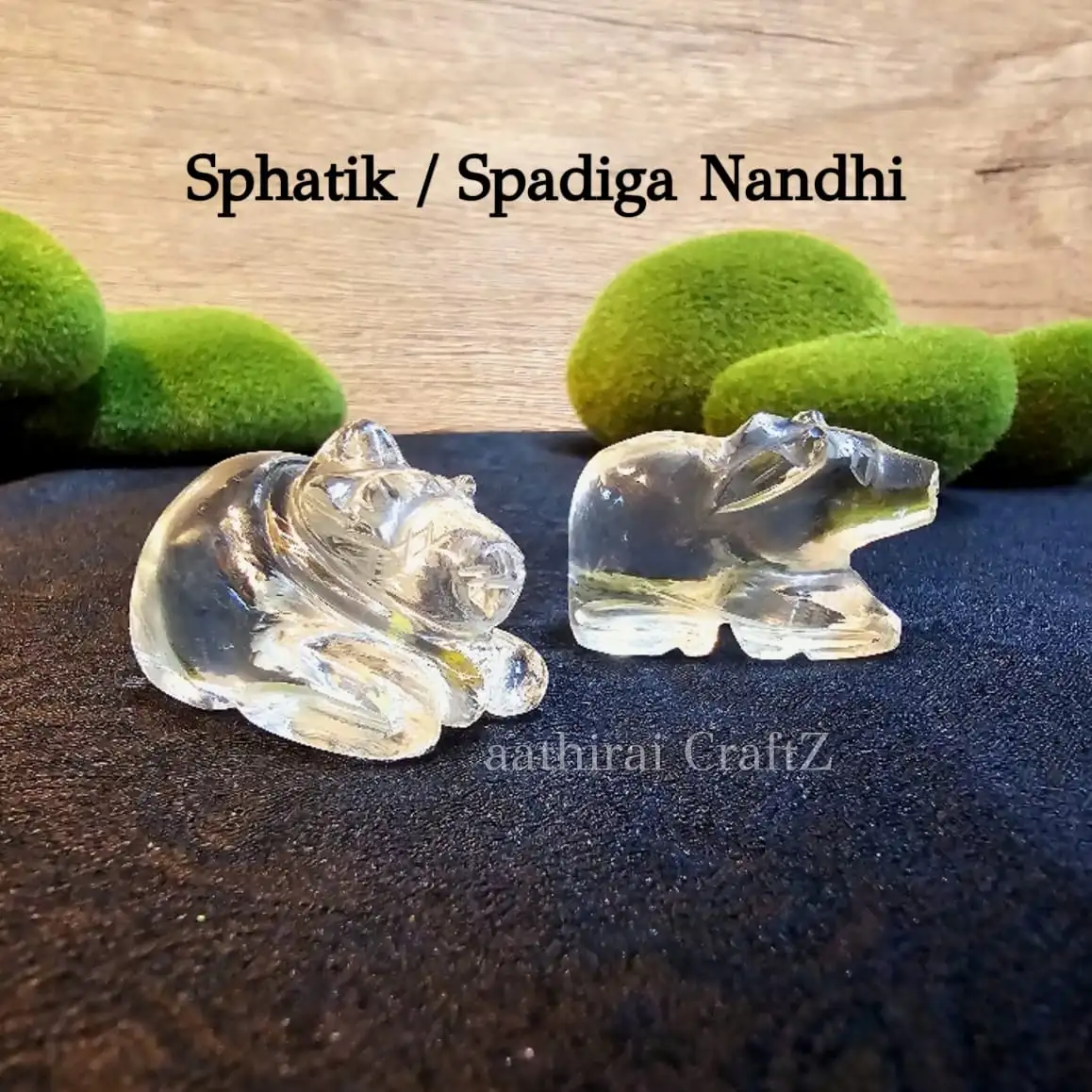 Sphatik / Spadiga Nandhi / Nandi - Small - image 2