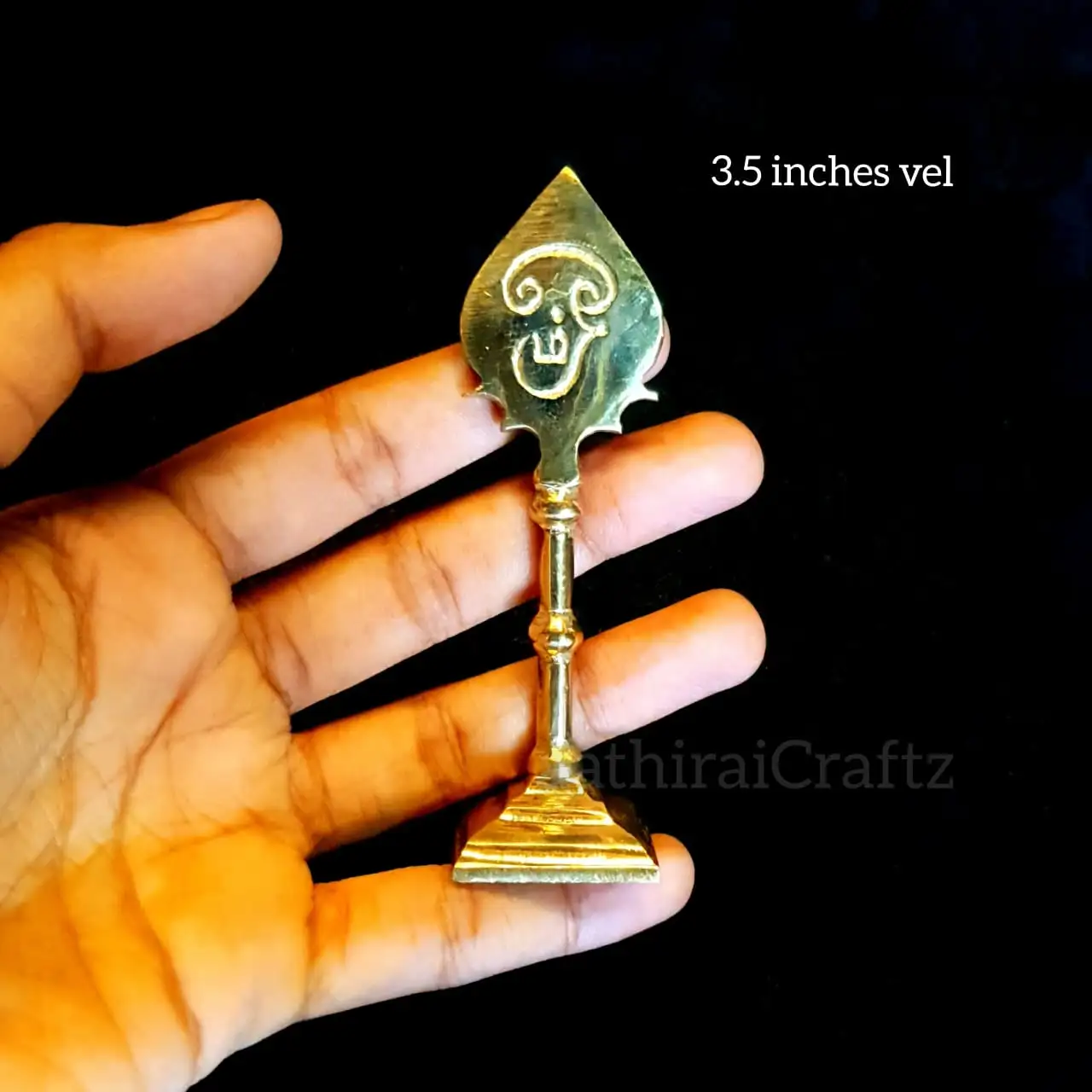 3.5 Inches Vel Brass Sculpture - image 2