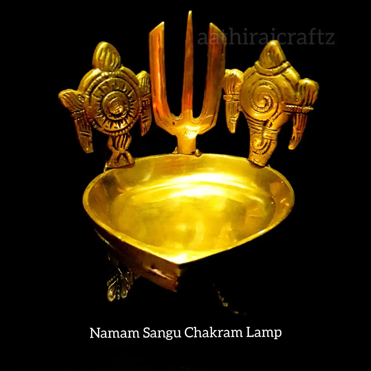 Heart Sangu Chakra Thirunamam Vilakku ( Small ) - image 1