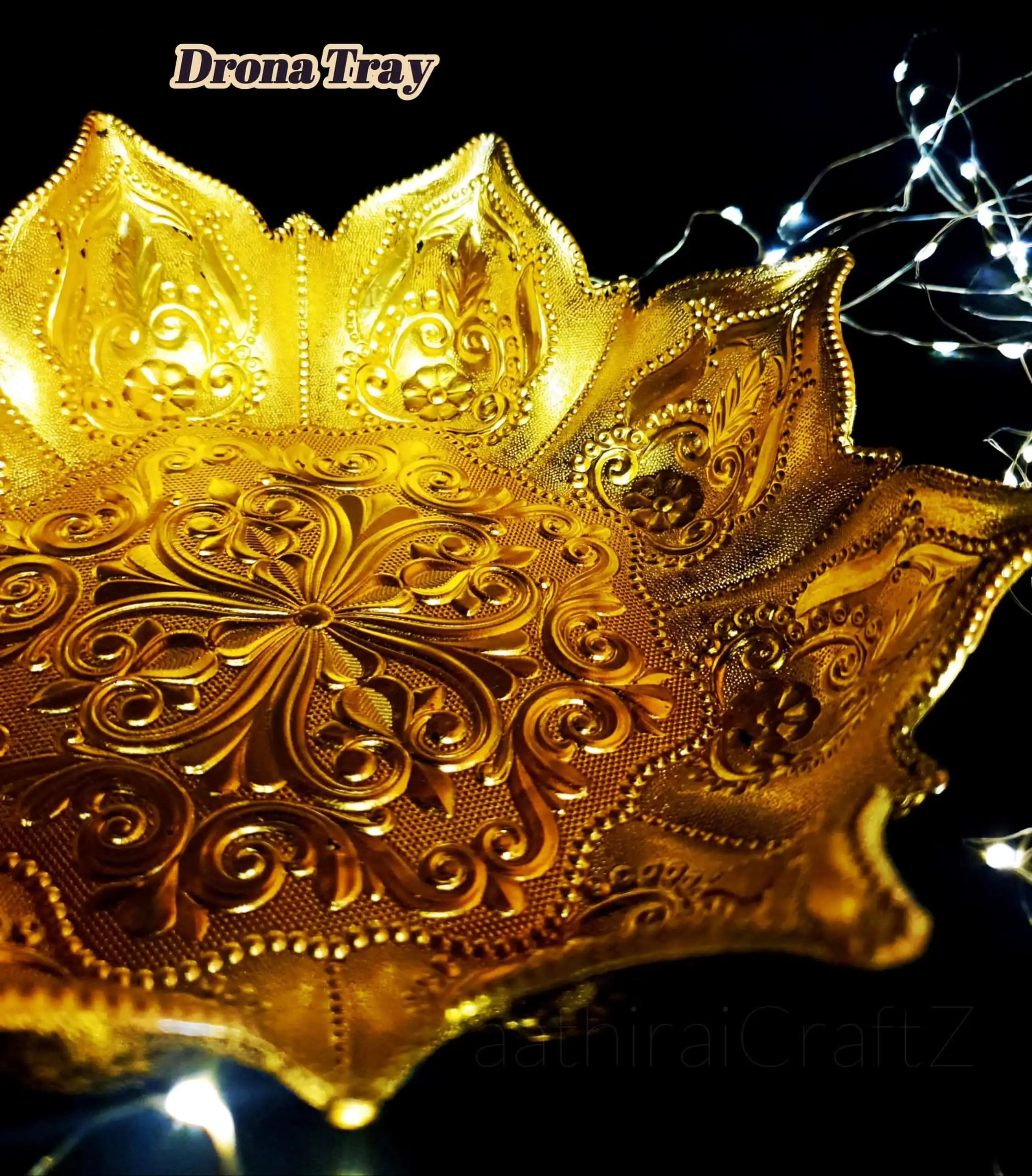 Drona Golden Pooja / Decorative Plates - image 2