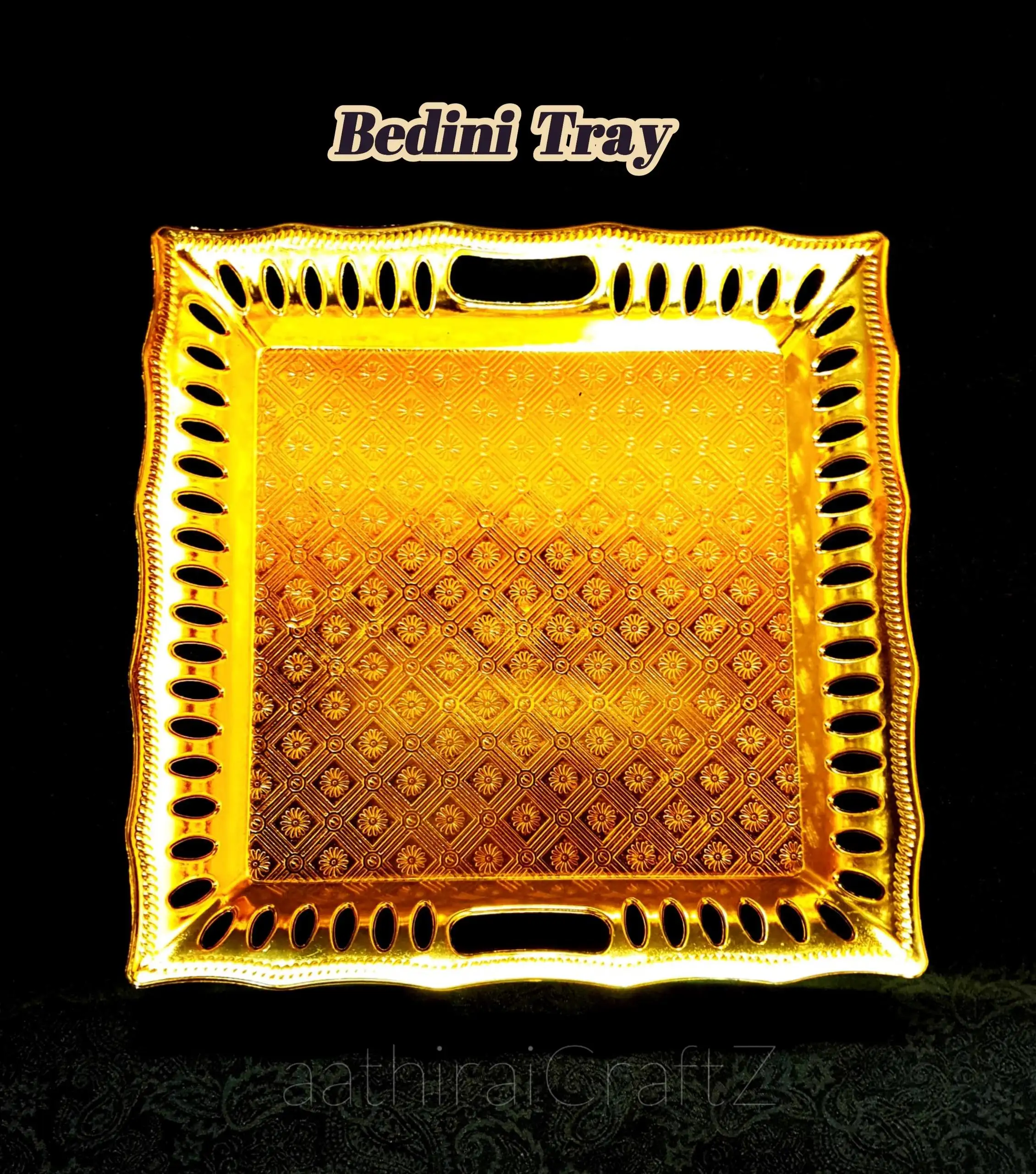 Bedini Golden Pooja / Decorative Plates - Medium - image 1