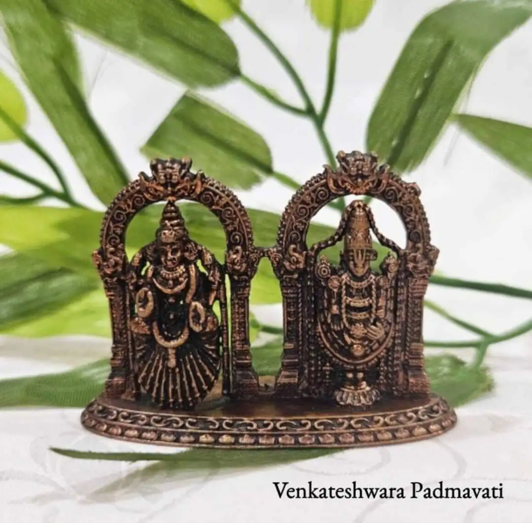 Tirupathi Venkateshwara Padmavati Frame Copper - image 1