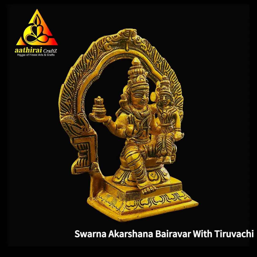 Swarna Akarshana Bairavar With Tiruvachi - image 2