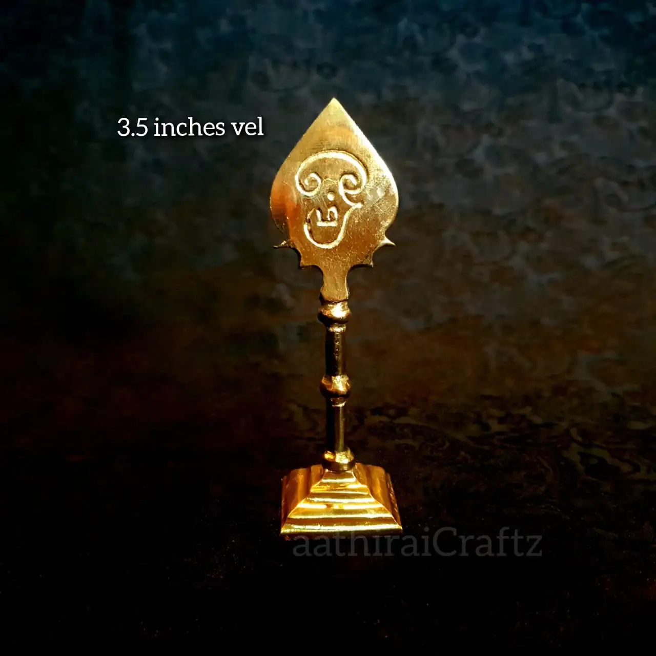 3.5 Inches Vel Brass Sculpture - image 1