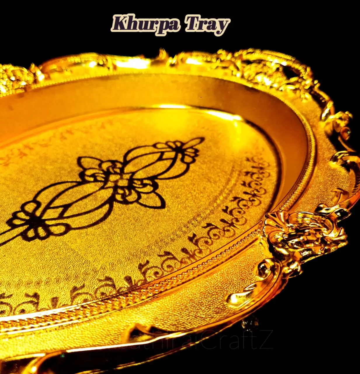 Khurpa Pooja / Decorative Pooja Plates - Medium - image 1
