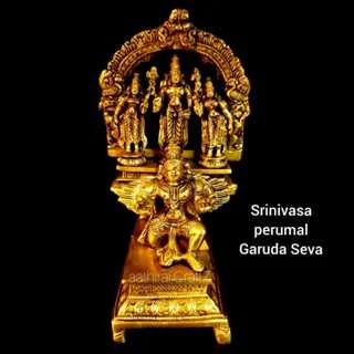 Srinivasa Perumal Garuda Seva Antique Finish - image 1