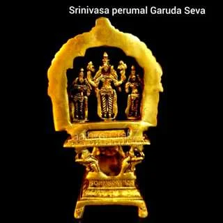 Srinivasa Perumal Garuda Seva Antique Finish - image 2