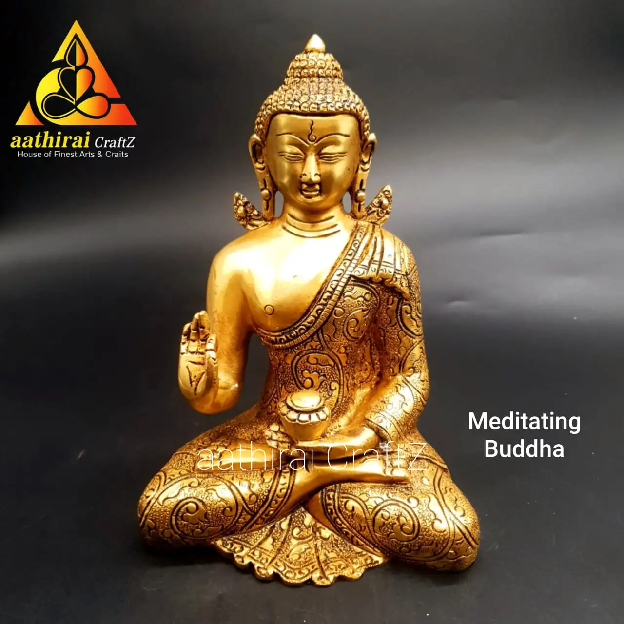 Meditating Buddha Idol / Buddha Sculpture - image 1