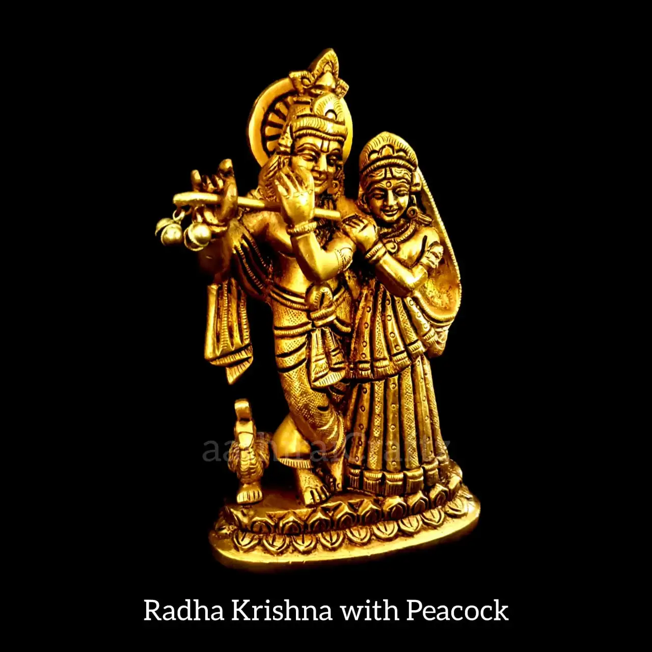 Madhavi Madhava / Radha Krishna with Peacock - image 2