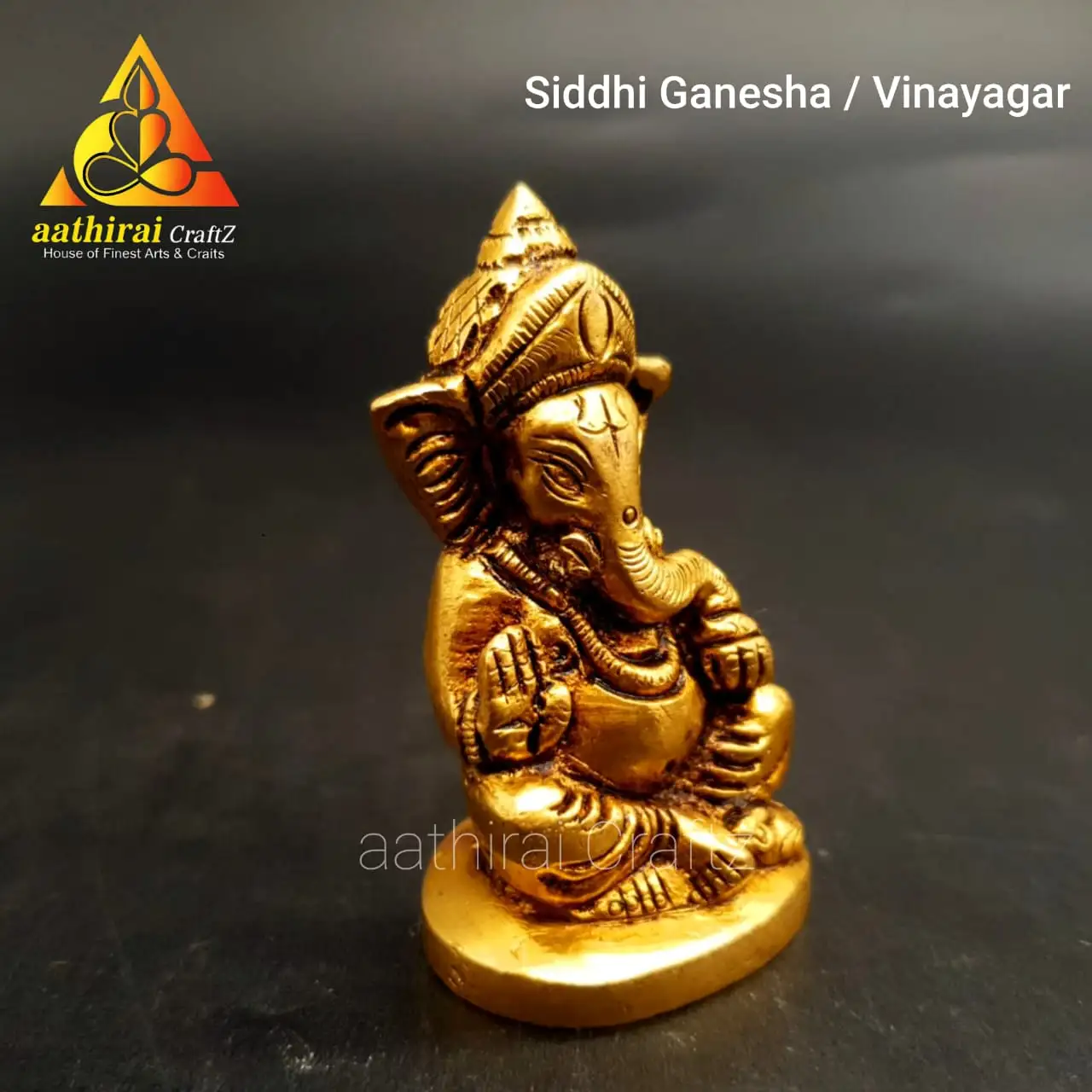 Siddhi Ganesha / Vinayagar / Small Siddhi Ganapathi Sculpture Idol - image 2
