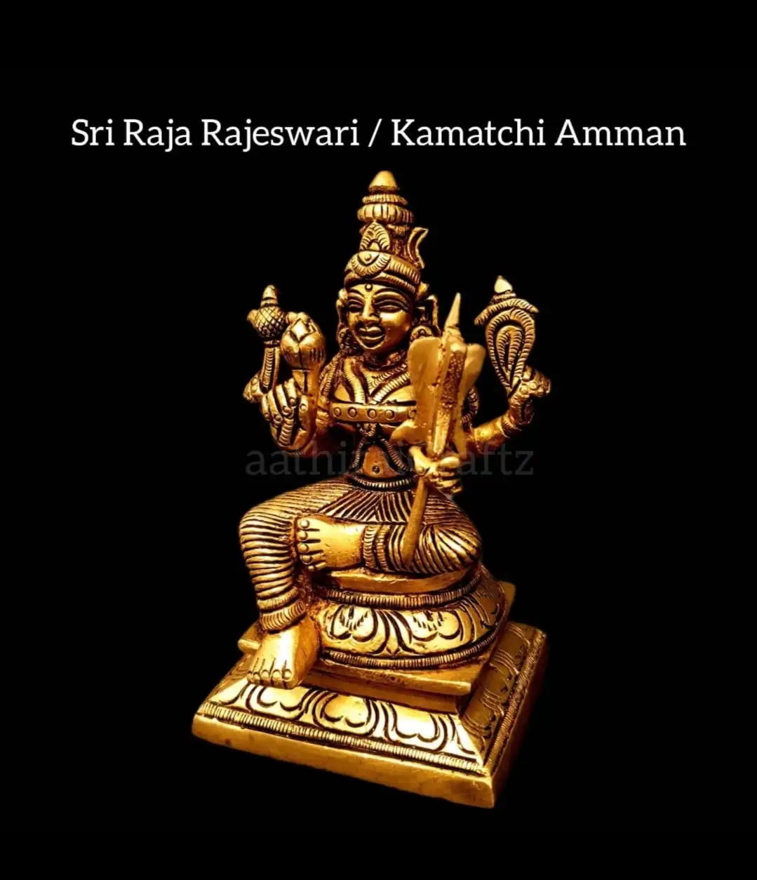 Goddess Kamatchi Amman Idol - image 2