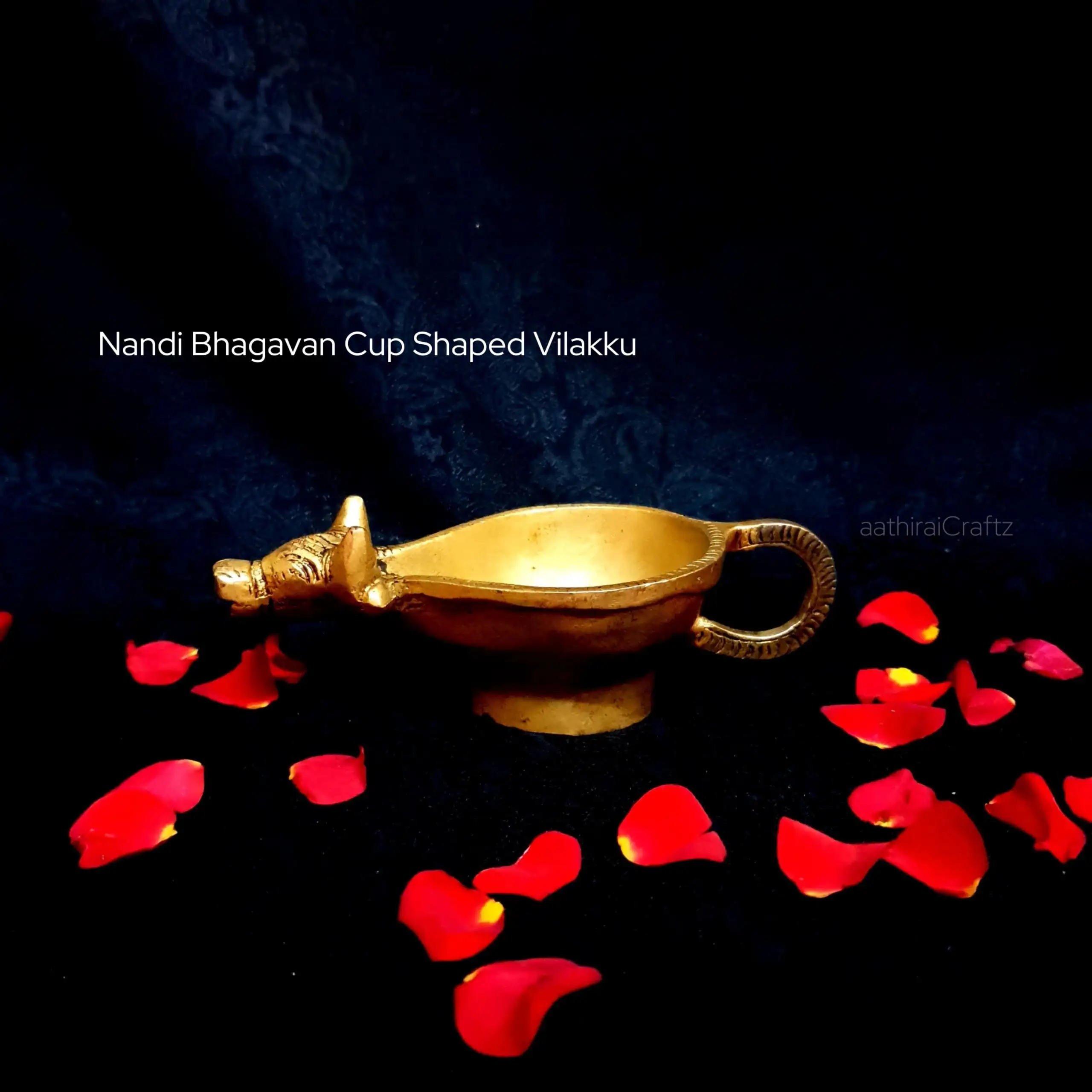 Nandhi Bhagavan Shaped Vilakku - image 1