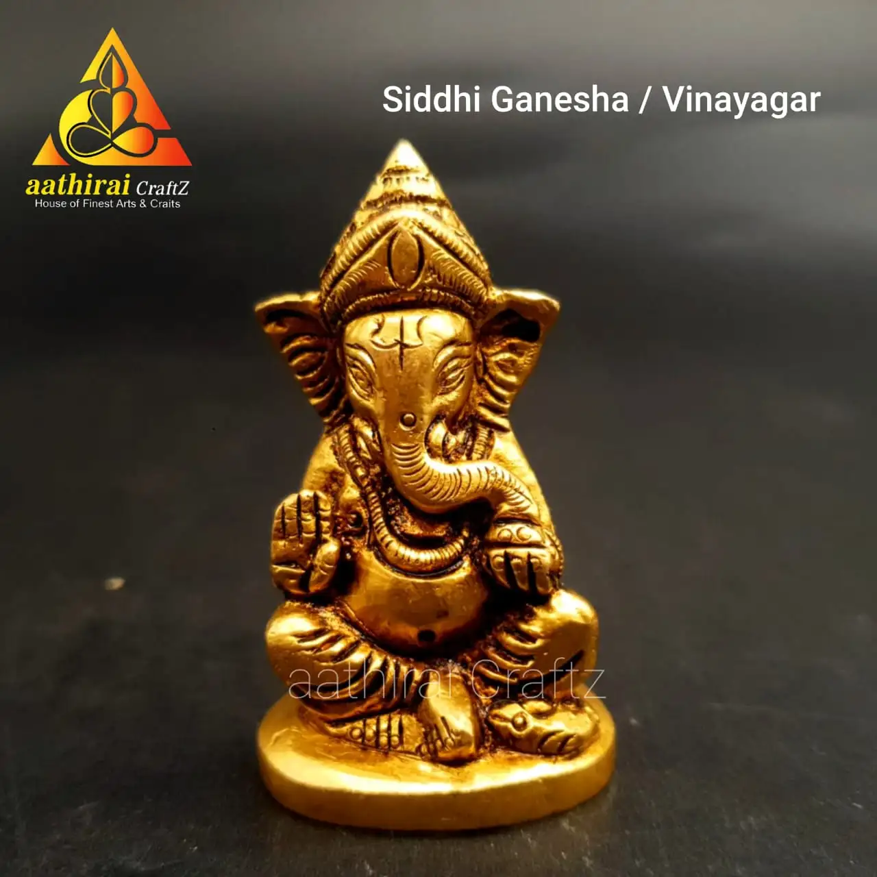 Siddhi Ganesha / Vinayagar / Small Siddhi Ganapathi Sculpture Idol - image 1