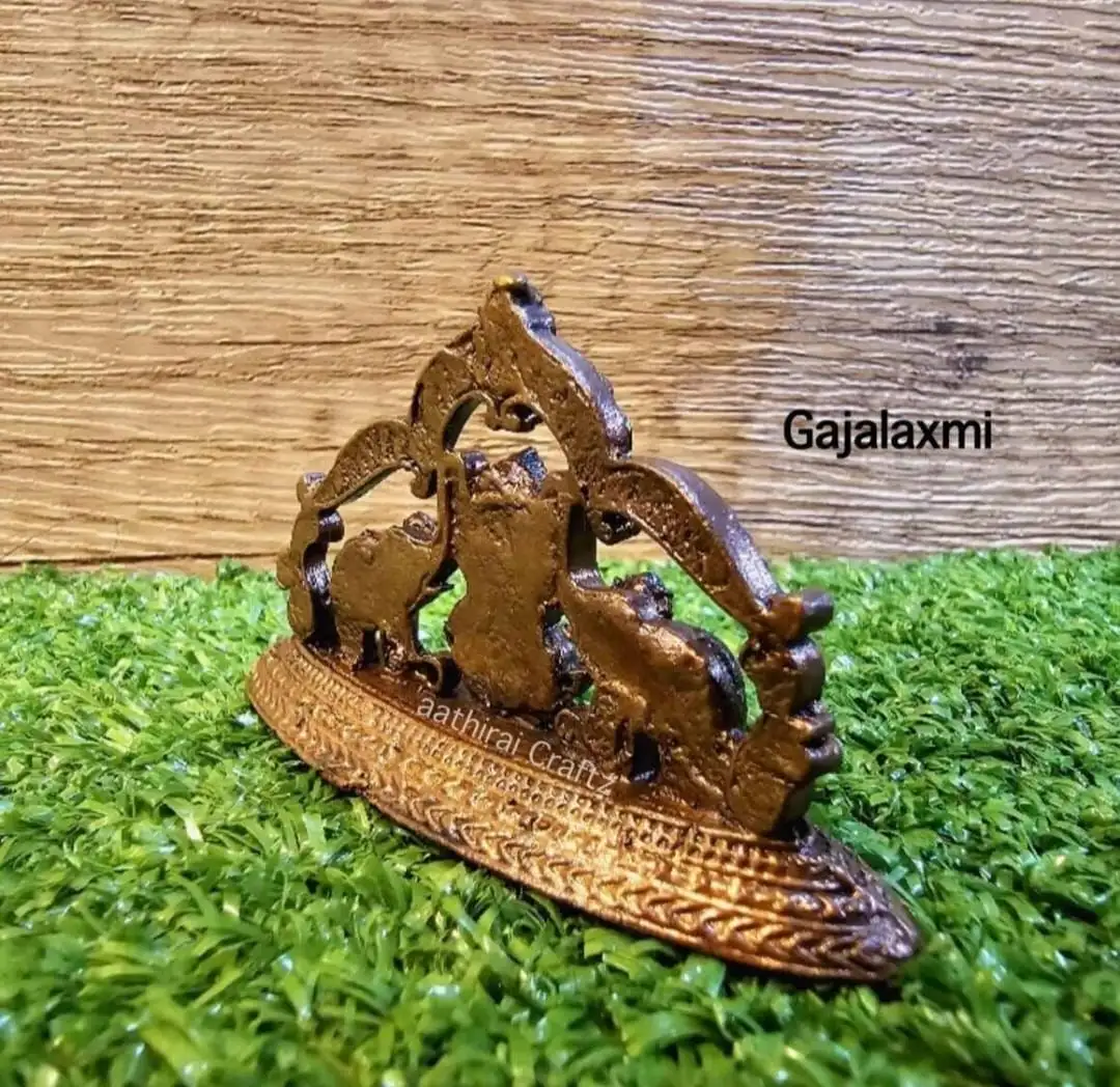 Gajalakshmi Copper Antique Finish - image 2