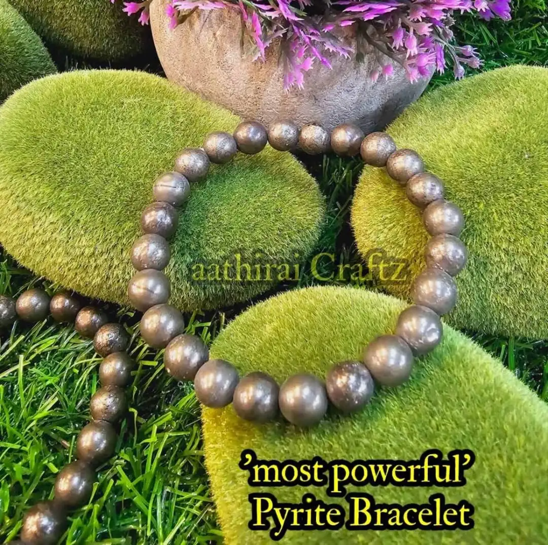 Pyrite Crystal Bracelet - image 1